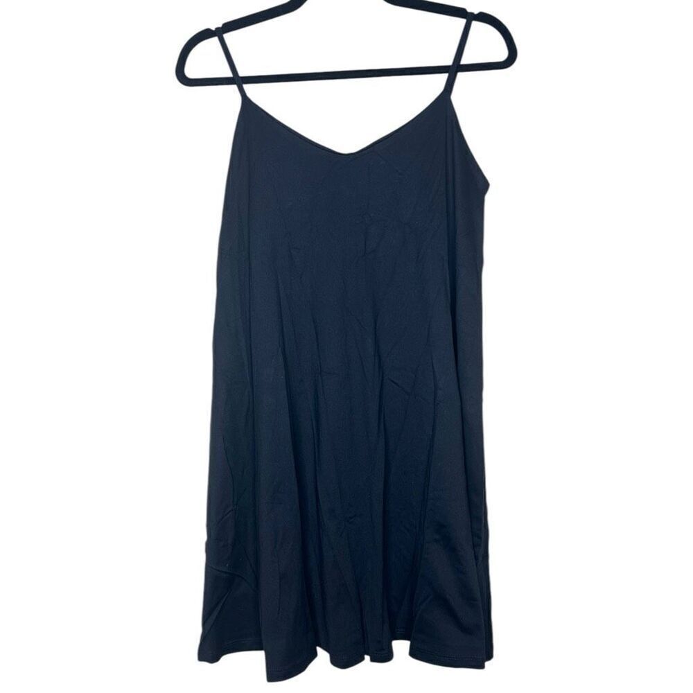 NEW Susana Monaco Very V Drape Mini Dress in Black Large